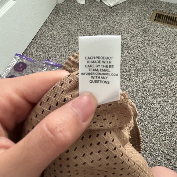 Eric Emanuel EE Basic Short, Gold/Purple, size Large - Picture 7 of 9